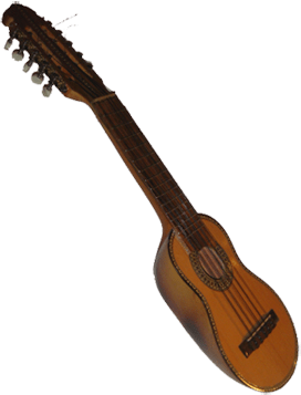 Charango-instrumento musical de madera de cedro