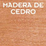 la madera de cedro sorprende por su durabilidad