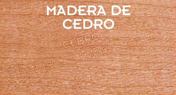 madera de Cedro