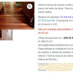 tarifas de la tarima de elondo en 2017