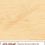 oferta de tarima de arce para suelos de interior madera con 19 mm de espesor