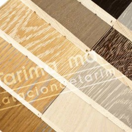 La madera en el suelo radiante