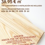 Tarima de pino laricio