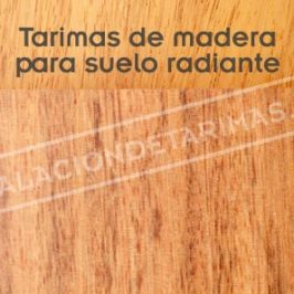La conductividad térmica de la tarima maciza para suelos radiantes