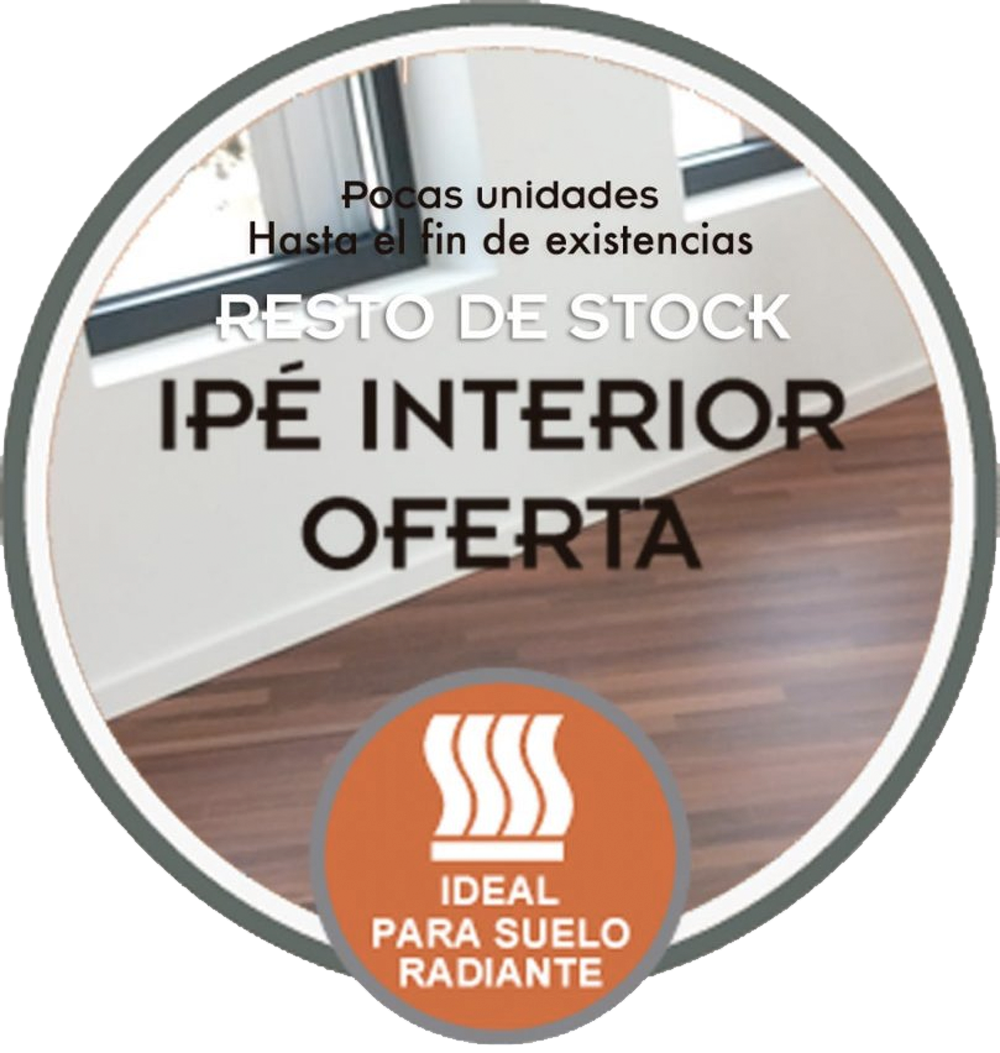 oferta de ipé para suelo radiante