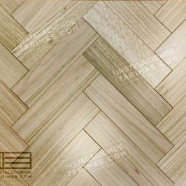 Instalación en espiga de la tarima maciza