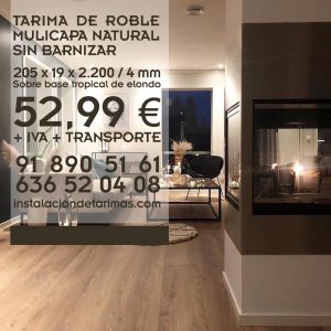 Multicapa de roble sobre base de elondo