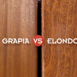 Comparativa de elondo versus teca (grapia)