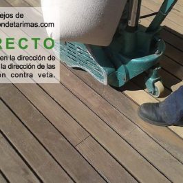 22€ m2 Cómo lijar la tarima exterior e interior + Cetol o Barniz Bona