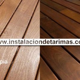 Presupuesto de tarima exterior para una terraza