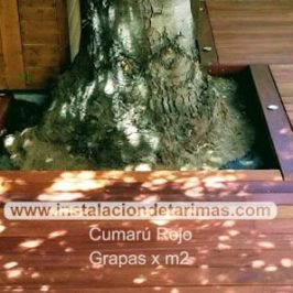 ¿Cuántas grapas de exterior se necesitan por metro cuadrado?