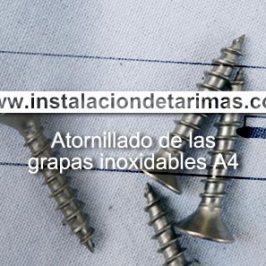 La verdadera técnica del atornillado de las grapas