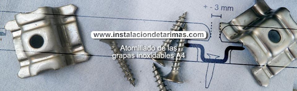 La verdadera técnica del atornillado de las grapas