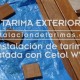 Instalación de una tarima exterior tratada en la fábrica