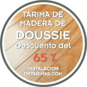 Oferta de tarima maciza de doussie