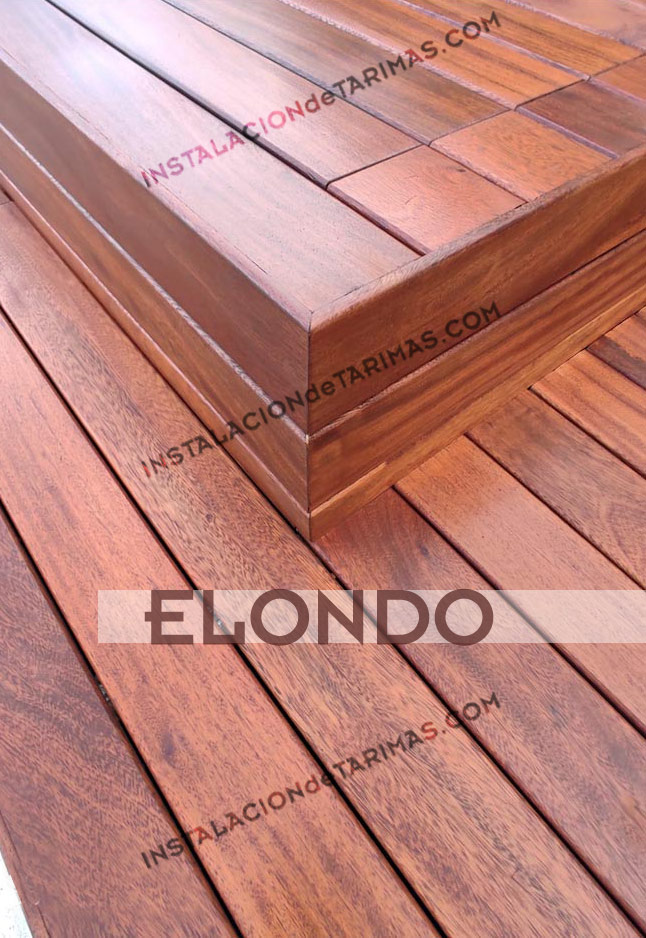Tarima exterior de elondo