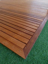 foto de instalación de tarima exterior de Elondo