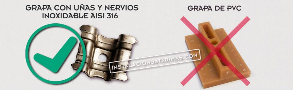 ¿Qué es mejor una tarima con grapa de acero o de pvc para la intemperie?