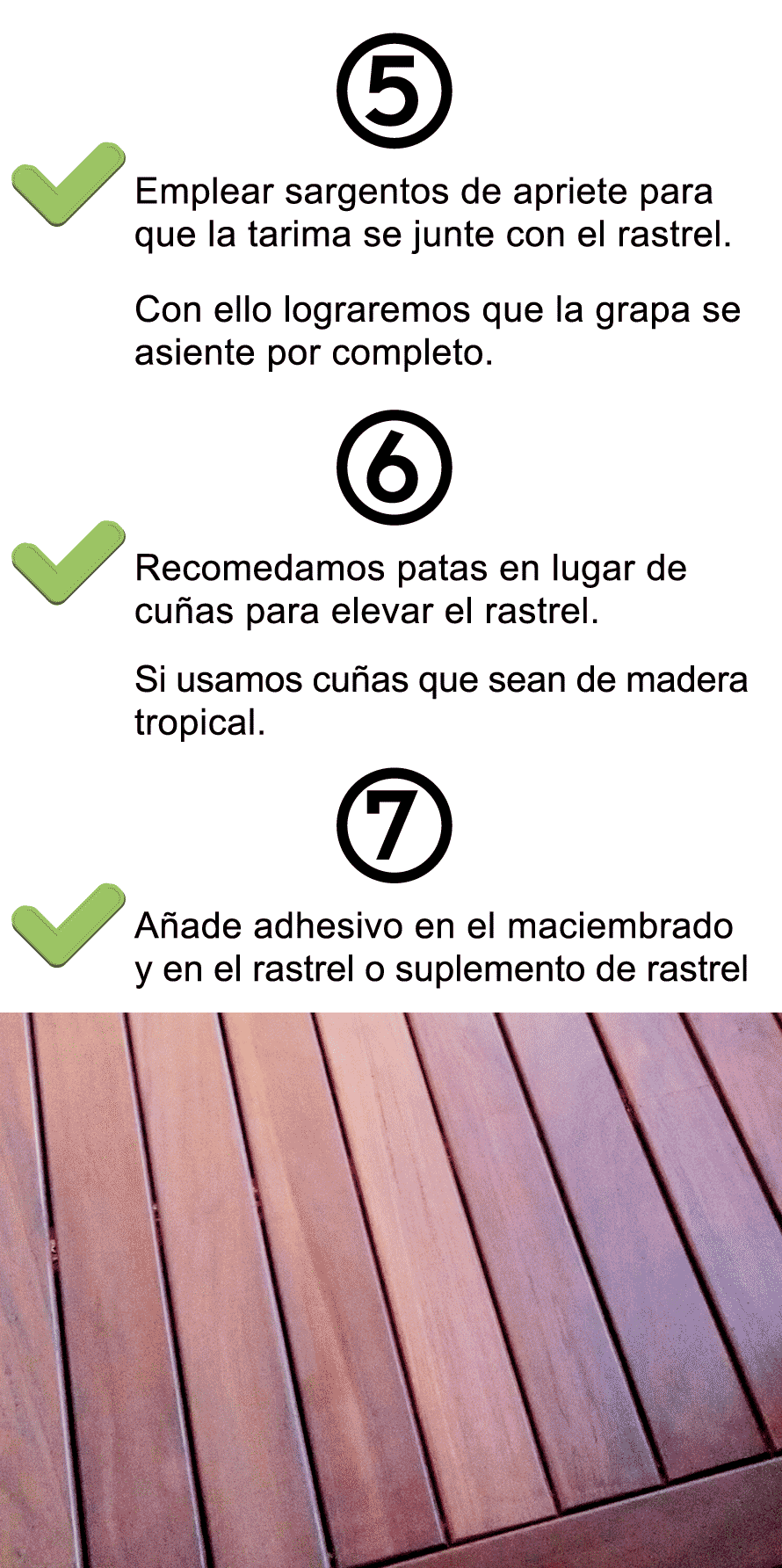 Textos para evitar los textos para evitar defectos de una instalación de tarima