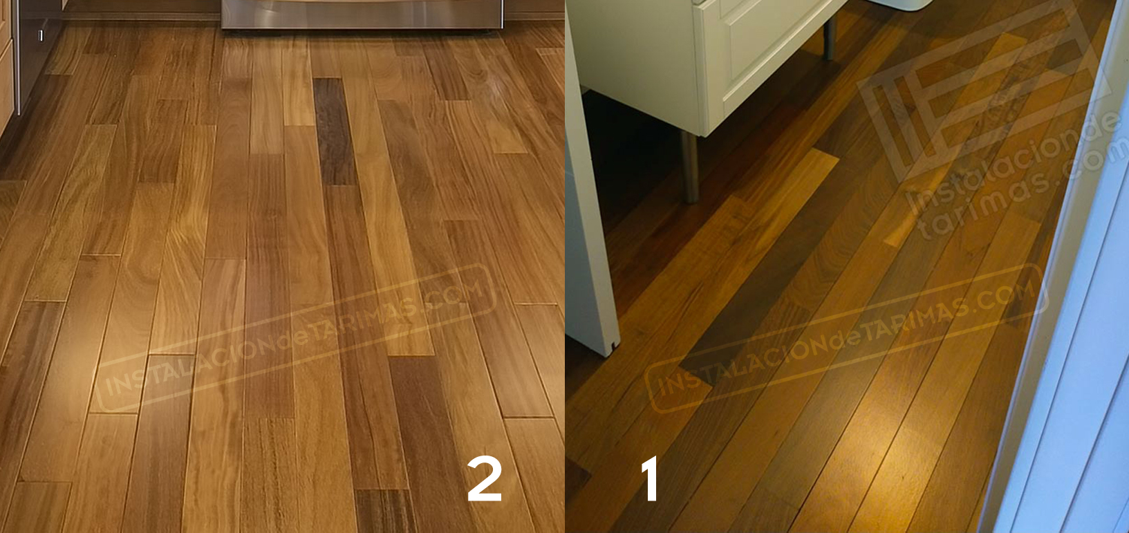 comparativa para distinguir el ipé del cumaru