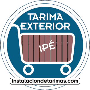 logo carrito de tienda para tarima ipe
