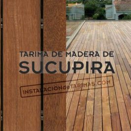 La madera de sucupira preta para la tarima de interior y exterior