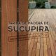 La madera de sucupira preta para la tarima de interior y exterior