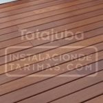 Tarima de tatajuba para tu tarima maciza exterior más resistente